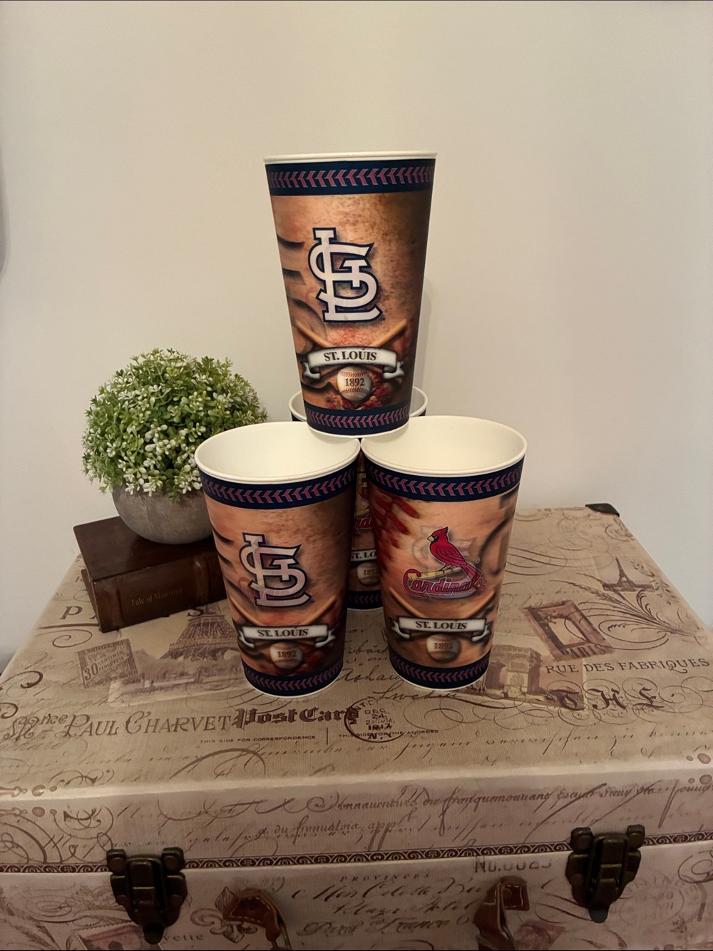 Capital Spirit St. Louis Cardinals Cups (Set of 4)